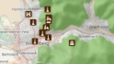 Screenshot des Online-Dienstes HistOSM