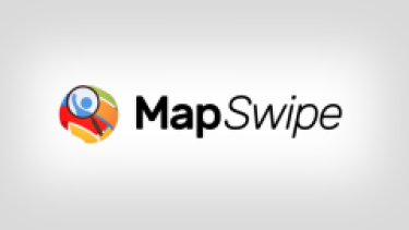 Logo des Online-Dienstes MapSwipe