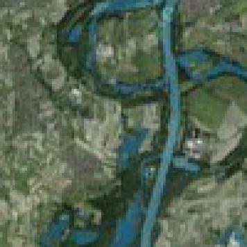 Satellitenbild Fluss