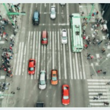 busy street scenario