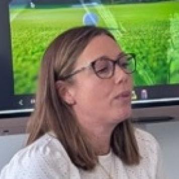 Nahaufnahme von Emma Ormerod